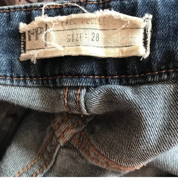 Free People medium Blue Jean Overalls - Picture 9 of 15